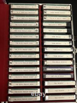 ELVIS PRESLEY RARE COLLECTOR TAPES WITH 30 PICTURES LOT of 30 ALL DIFFERENT