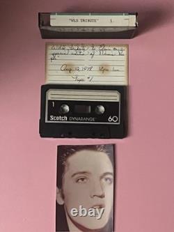 ELVIS PRESLEY RARE COLLECTOR TAPES WITH 30 PICTURES LOT of 30 ALL DIFFERENT
