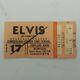 Elvis Presley Rare Cumberland County Civic Center Unused Ticket-aug 17&18th 1977