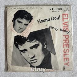 ELVIS PRESLEY RARE EX Japan Hound Dog / Money Honey ES-5054 VINYL NO PRICE TAG