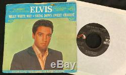 ELVIS PRESLEY-RARE-Milky White Way/Swing Down Sweet Chariot WithPic Slv #447-0652
