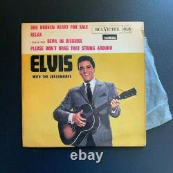 ELVIS PRESLEY RARE ONE BROKEN HEART FOR SALE 45 EPA-8107 7? 1963 RCA Victor