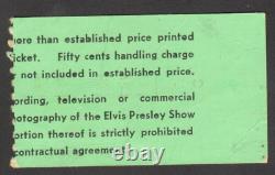 ELVIS PRESLEY RARE ORIGINAL CONCERT TICKET STUB 10/6/74 U of D ARENA DAYTON OHIO