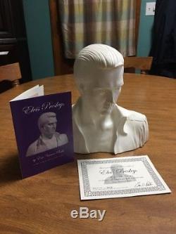 ELVIS PRESLEY RARE PLASTER BUST STATUE By Eric Vernon Parks, 11, Cert. 021A