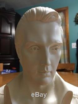 ELVIS PRESLEY RARE PLASTER BUST STATUE By Eric Vernon Parks, 11, Cert. 021A