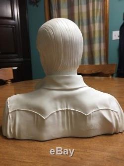 ELVIS PRESLEY RARE PLASTER BUST STATUE By Eric Vernon Parks, 11, Cert. 021A