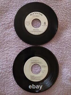 ELVIS PRESLEY RARE ROUSTABOUT PROMO AND MY BOY GRAY LABEL 45s NEAR MINT-MINT LT2