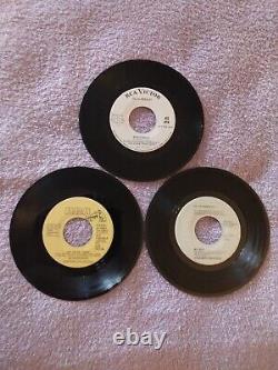 ELVIS PRESLEY ROUSTABOUT LET ME BE THERE PROMOS&MY BOY GRAY LABEL RARE 45s LOT 3