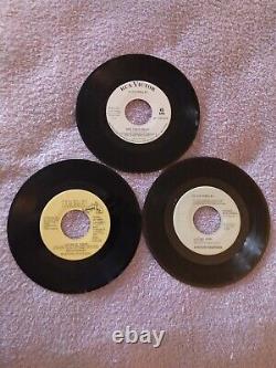 ELVIS PRESLEY ROUSTABOUT LET ME BE THERE PROMOS&MY BOY GRAY LABEL RARE 45s LOT 3