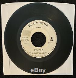 ELVIS PRESLEY ROUSTABOUT SP 45-139 WHITE LABEL PROMO 45 RECORD WithRARE PIC SLEEVE