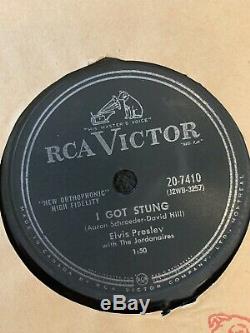 ELVIS PRESLEY Rare 78rpm RCA 20-7410 ONE NIGHT & I GOT STUNG From 1958 EX