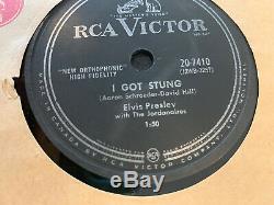 ELVIS PRESLEY Rare 78rpm RCA 20-7410 ONE NIGHT & I GOT STUNG From 1958 EX