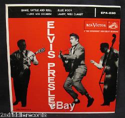 ELVIS PRESLEY-Rare Ep 45+Sleeve With No Dog On The 45 Label-RCA VICTOR #EPA-830
