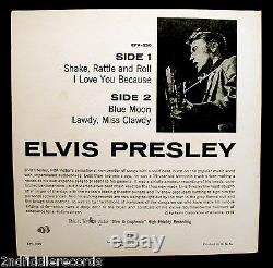 ELVIS PRESLEY-Rare Ep 45+Sleeve With No Dog On The 45 Label-RCA VICTOR #EPA-830