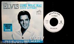 ELVIS PRESLEY-Rare Promotional 45 & Sleeve-Come What May-RCA VICTOR #47-8870