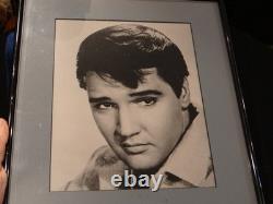 ELVIS PRESLEY Rare Signed Autographed Cut with COA Matted And Framed 16x11