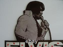 ELVIS PRESLEY Record Rack Backer Divider Store Display RARE VINTAGE 1970's