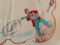 ELVIS PRESLEY SCARF 1956 E. P. E. Original Vintage Concert Fan Scart Utra RARE M
