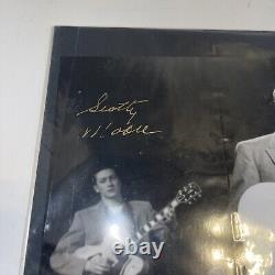(ELVIS PRESLEY) Scotty Moore & D. J. Fontana hand-signed original autographs RARE