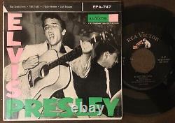 ELVIS PRESLEY Self-Titled 1956 EP EPA-747 Blue Suede Shoes RARE! EX