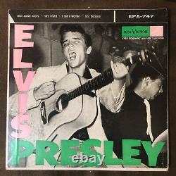 ELVIS PRESLEY Self-Titled 1956 EP EPA-747 Blue Suede Shoes RARE! EX