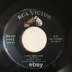 ELVIS PRESLEY Self-Titled 1956 EP EPA-747 Blue Suede Shoes RARE! EX