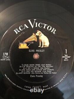 ELVIS PRESLEY Self Titled 1st LP 1956 VG++/NM- Original LPM-1254 RARE Mono
