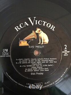 ELVIS PRESLEY Self Titled 1st LP 1956 VG++/NM- Original LPM-1254 RARE Mono