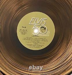 ELVIS PRESLEY Self Titled RCA LP AFM1-5198 Rare Mono Translucent Brown Wax VG++