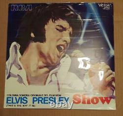 ELVIS PRESLEY Show That's The Way It Is Film LP RARE RCA Italy Sealed other