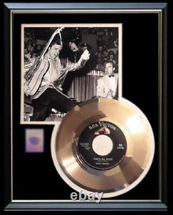 ELVIS PRESLEY THAT'S ALL RIGHT 45 RPM GOLD METALIZED RECORD NON RIAA RARE 1950's