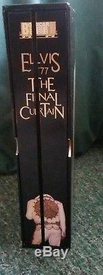 ELVIS PRESLEY -THE FINAL CURTAIN - 6 CDs + 6DVDs +400 PAGE BOOK BOXSET RARE