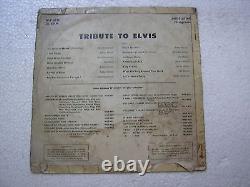 ELVIS PRESLEY TRIBUTE TO ELVIS RARE LP RECORD vinyl 1961 ENGLAND vg