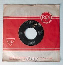 ELVIS PRESLEY Ultra RARE 45 RCA Red Vinyl El Salvador DICESA