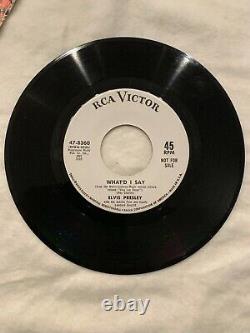 ELVIS PRESLEY VERY RARE ORIGINAL- PROMO, 45 VIVA LAS VEGAS with Jacket