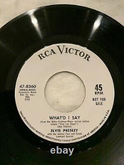 ELVIS PRESLEY VERY RARE ORIGINAL- PROMO, 45 VIVA LAS VEGAS with Jacket