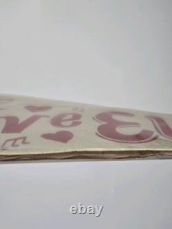 ELVIS PRESLEY Vtg I? Love Elvis Picture Photo Felt Pennant Preserved Rare