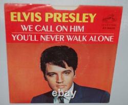 ELVIS PRESLEY We Call On Him You'll Never Walk Alone RCA 47-9600 Hollywood RARE