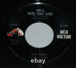 ELVIS PRESLEY We Call On Him You'll Never Walk Alone RCA 47-9600 Hollywood RARE