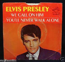 ELVIS PRESLEY-You'll Never Walk Alone-Rare Picture Sleeve-RCA VICTOR #47-9600