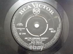 ELVIS PRESLEY are you lonesome/i gotta know RCA RARE SINGLE 45 INDIA VG+