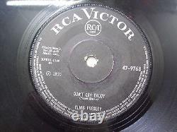 ELVIS PRESLEY don't cry daddy/rubberneckin RARE SINGLE 7 45 INDIA INDIAN VG