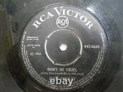 ELVIS PRESLEY hound dog/don't be cruel RCA 1966 RARE SINGLE 7 45 RPM INDIA G+