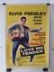 Elvis Presley In Love Me Tender Original Uk Double Crown Poster 1956 Very Rare