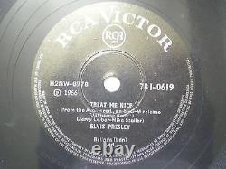 ELVIS PRESLEY jailhouse rock/treat me nice INDIA RARE 78 RPM RECORD 10 G+