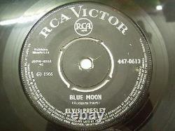 ELVIS PRESLEY just because/blue moon RARE SINGLE 7 45 RPM INDIA INDIAN EX