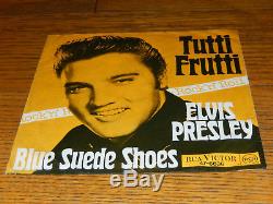 ELVIS PRESLEY rare German Germany 45t Tutti Frutti / Blue suedes shoes 47-6636