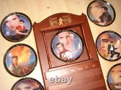 ELVIS PRESLEY super rare wooden perpetual calendar with 12 plates, brand new
