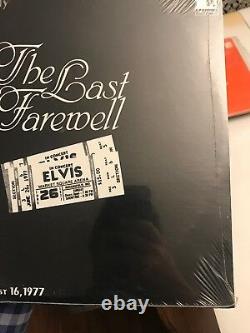 ELVIS THE LAST FAREWELL 2- LP SET B&W Version Extremely Rare And SEALED