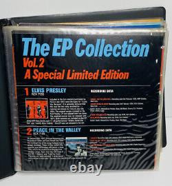 ELVIS The EP Collection Vol 2. 11 RARE UK 45 rpm 7 Vinyl LP Record Box set 1982